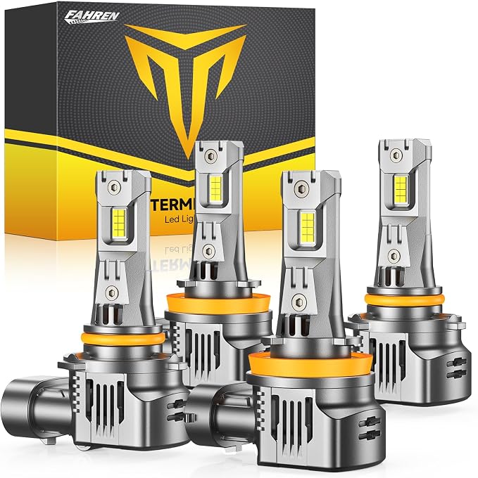 FAHREN 9005/HB3 H11/H8/H9 Led Bulbs Combo – 120000LM 1200% Super Brighter by Fahren