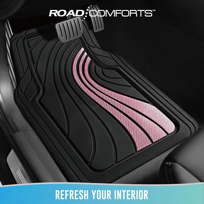 Road Comforts Car Floor Mats Full Set – Front & Rear Car Floor Mats - Image 2