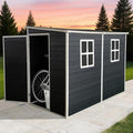 4x8 FT Outdoor Storage Resin Shed by Unknown