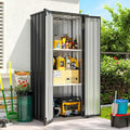 Aoxun 31x19 in Outdoor Storage Cabinet Metal Garden Shed by Aoxun
