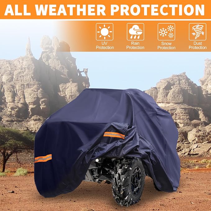 X AUTOHAUX ATV Cover for Can-am Outlander MAX XT DPS/XT-P 4 Wheelers Quad Cover - Image 3