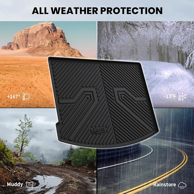 LASFIT Trunk Mat for Lincoln Corsair 2025 2024 2023 2022 2021 2020, All Weather - Image 3