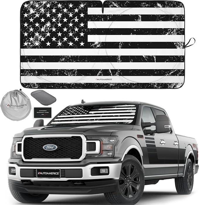 Autoamerics Truck Windshield Sun Shade by AutoamericsUS