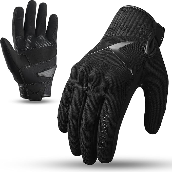 Breathable Motorcycle Gloves for Men by aaasportx