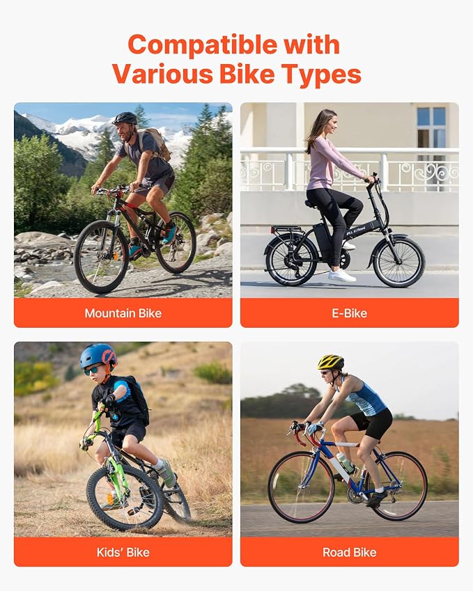 VEVOR Bike Rack, Fits Tire Width 3 Inch/76.2 mm, Carbon Steel Double-Sided Grid - Image 4