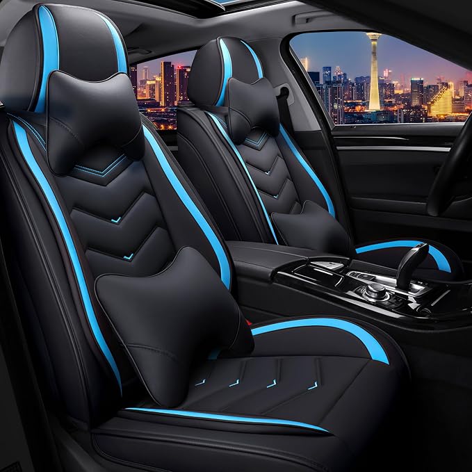 Car Seat Covers for Chrysler Pacifica 2004-2025, Stylish Sport Seat Cover by Unknown