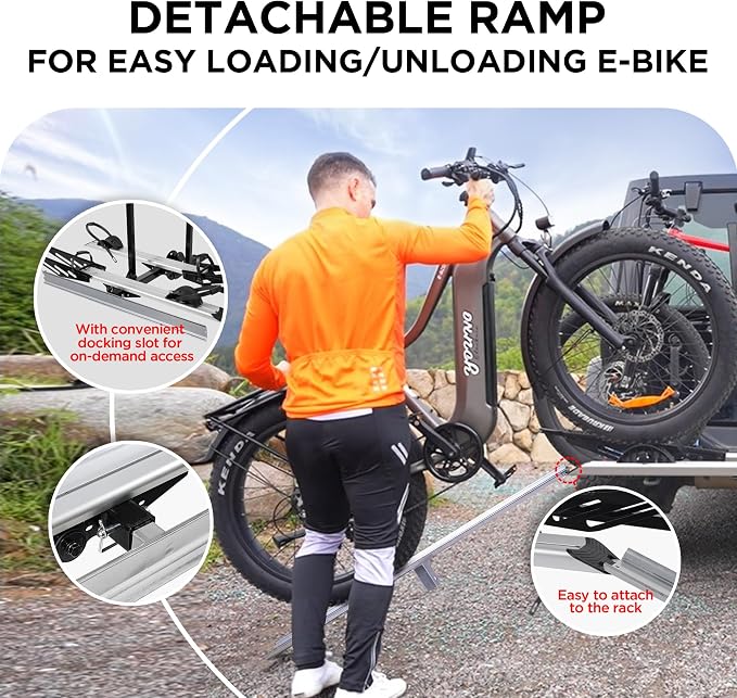 Rockland Foldable 2-Ebike Rack - Image 3