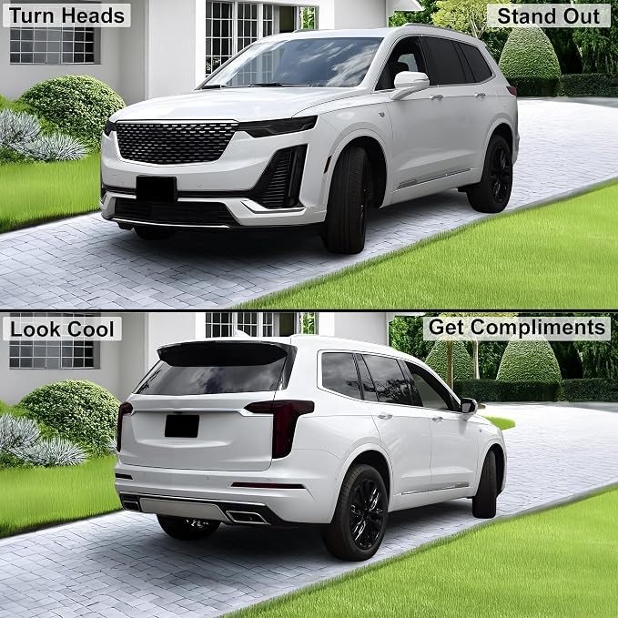 BOGAR TECH DESIGNS Precut for Cadillac XT6 2020-2025 Full Headlight Taillight - Image 2