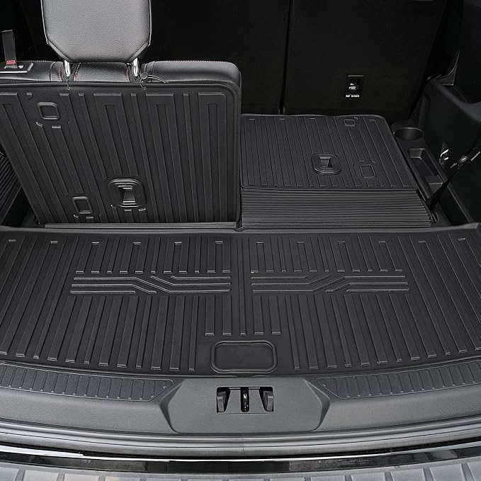 Floor Mats for 2020-2024 2025 Ford Explorer, All Weather TPE Floor Mat Cargo - Image 6
