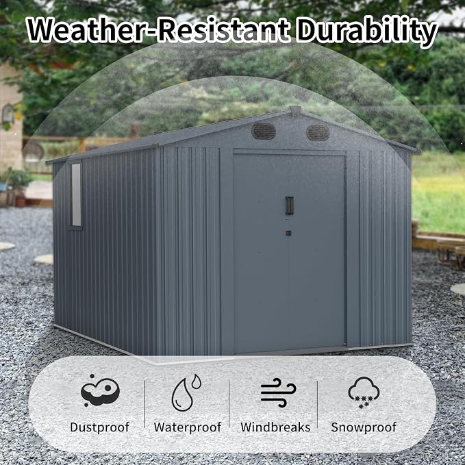 Outdoor Storage Shed 8x10 FT - Image 3
