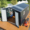 Metal Shed 10x12x7 FT, Sheds Outdoor Storage by KKnowbody