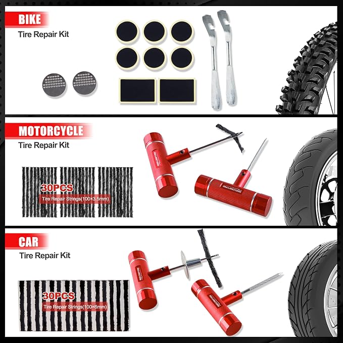 Heavy Duty Tire Repair Tools Kit - Image 5