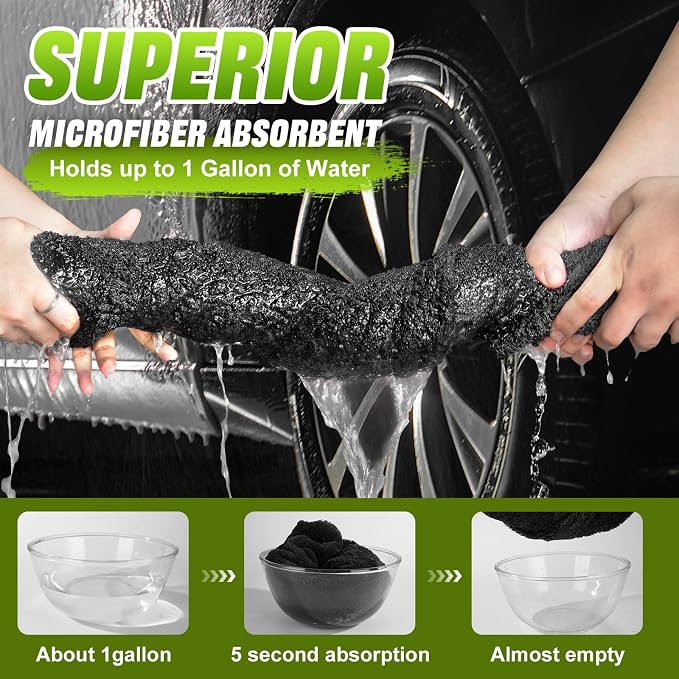 2 Pack Car Drying Towel, Microfiber Towels - Image 4