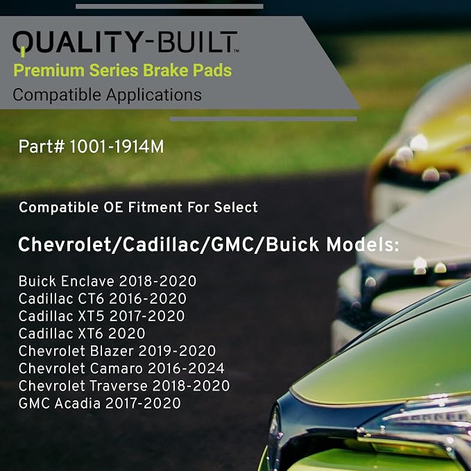 Premium Semi-Metallic Rear Brake Pads Compatible - Image 3