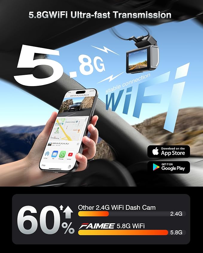 4K Dash Cam Front and Rear - Image 5