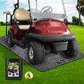 Roykaw Golf Cart Parking Mat Garage Floor Mat Compatible by Roykaw