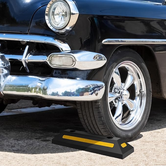 IRONMAX 2 Pack Parking Block, 21.5" Long Rubber Curb - Image 9