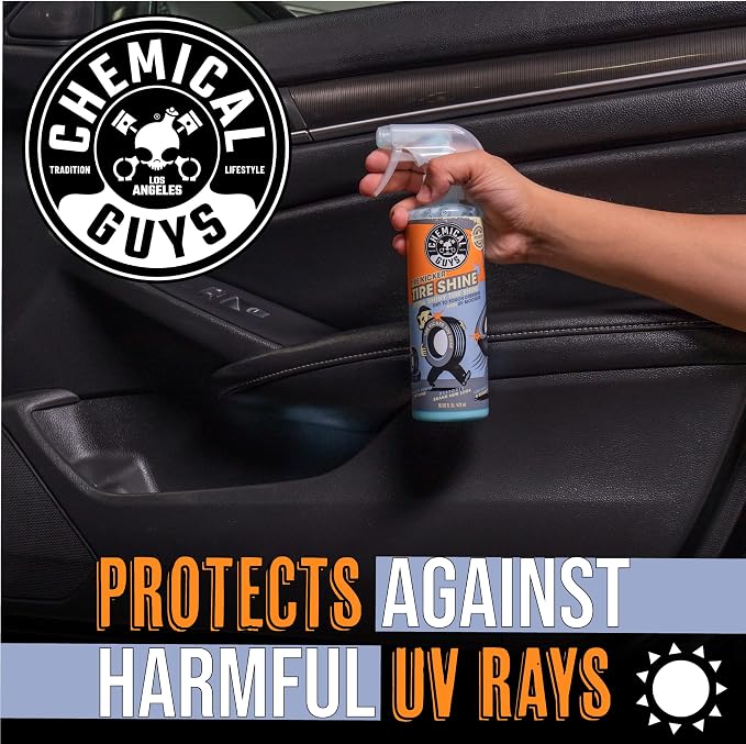 Chemical Guys Tire Kicker Sprayable Extra Glossy Tire Shine Safe - Image 7