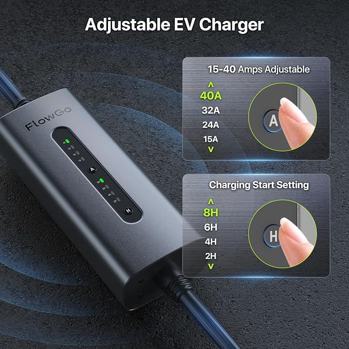 Level 2 EV Charger 40A J1772 Connector 9.6KW Electric Car Charger 240V - Image 3