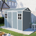 8x6 FT Outdoor Storage Shed, Resin Garden Shed by BNSPLY