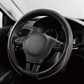 PIC AUTO Steering Wheel Cover, Sports Carbon Fiber and Super Breathable Leather by PICAUTO