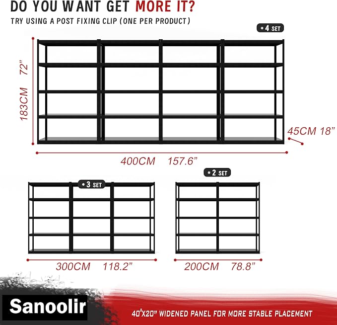 5 Tier Garage Shelves - Image 8