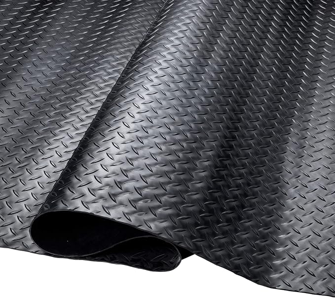 SEAL 5 x 15 Ft Premium Garage Floor Mat, Solid 2.8mm Thickened Black Commercial - Image 5