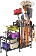 GIOTORENT 5 Tier Garden Tool Organizer, Metal Yard Tools Storage Rack, Garage by GIOTORENT