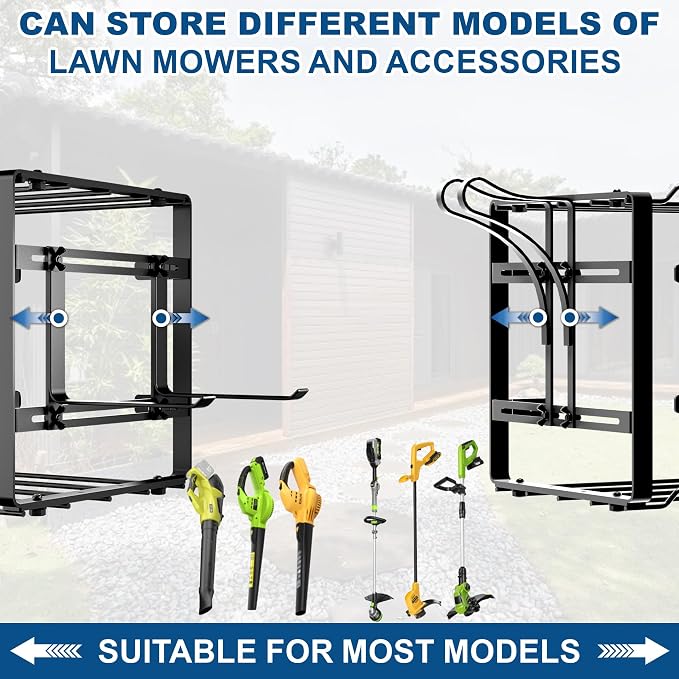 Pugala Universal Storage Rack for Leaf Blower, Weed Eater, and Power Tools – - Image 5