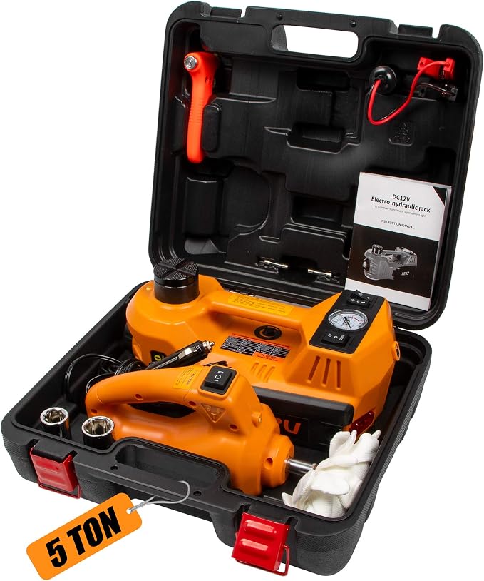 BEETRO Electric Car Jack Kit 5 Ton 12V by BEETROUSA