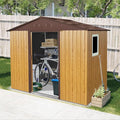 4x8 FT Outdoor Storage Shed, Metal Garden Shed by BNSPLY