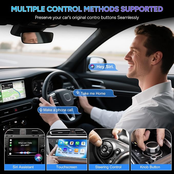 Wireless Carplay Adapter for iPhone 2025 Upgrade Wired to Wireless, No Latency - Image 3
