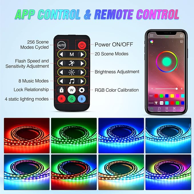Nilight Truck Bed Light Strip RGB-IC LED Bar - Image 3