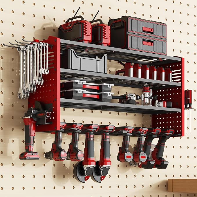 Tomorotec Wall-Mounted Power Tool Storage Rack by Tomorotec