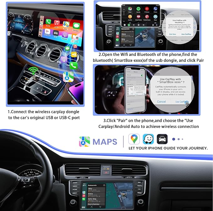 2-in-1 Wireless CarPlay Adapter - Image 6