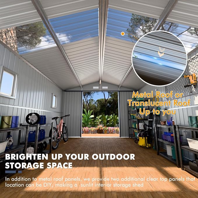 Metal Shed 10x10x7 FT, Enhance Your Space - Image 3