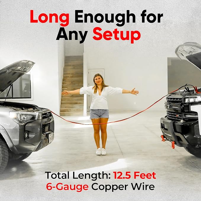 Illumi Heavy Duty Jumper Cables Kit - 12FT - Image 6