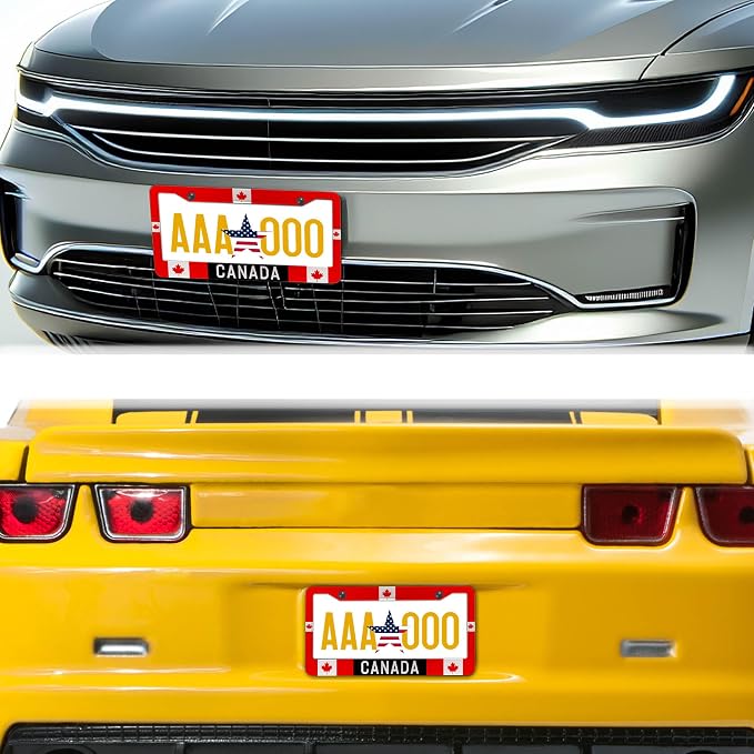 License Plate Covers Red - Image 8