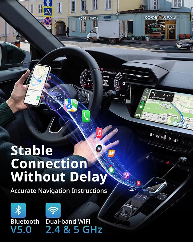 UBeesize Wireless CarPlay Adapter – Seamless Wireless Upgrade - Image 6
