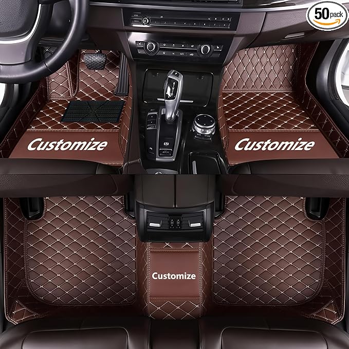 Custom Personalized Floor Mats for Cars，Luxury Full Coverage All Car Floor by Unknown