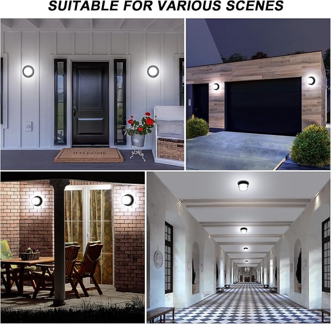 Outdoor LED Flood Lights, Waterproof Modern Exterior Wall Light, 12W Anti Rust - Image 6