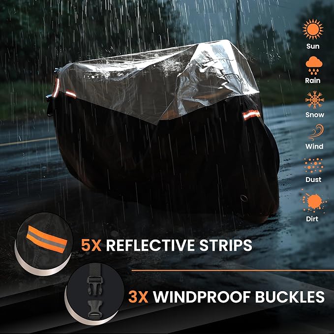 Motorcycle Cover Waterproof Outdoor - Image 4