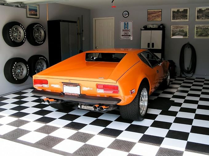 RaceDeck Diamond Plate Design, Durable Interlocking Modular Garage Flooring Tile - Image 9