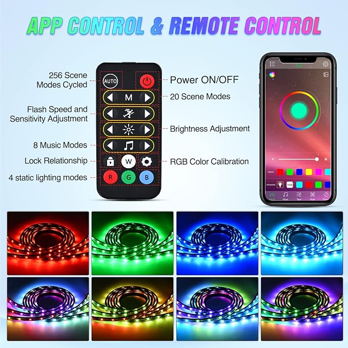 Nilight Truck Bed Light Strip RGB-IC LED Bar - Image 3