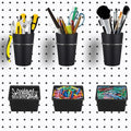 6 Sets Pegboard Bins Pegboard Cups by Kuhome