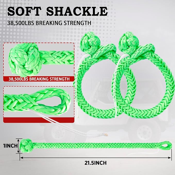 Kinetic Recovery Tow Rope Heavy Duty Offroad Snatch Strap - Image 3