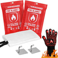 Emergency Fire Blanket for Home and Kitchen, Fiberglass Fire Blankets Emergency by IGNISGUARD