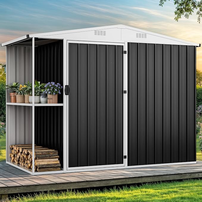 DWVO Outdoor Storage Shed 8x4FT - Image 3