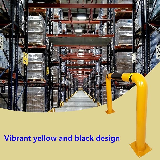 51.2"x 35.4" Hollow Machine Safety Vehicle Industrial Guard Barrier Bollard - Image 5
