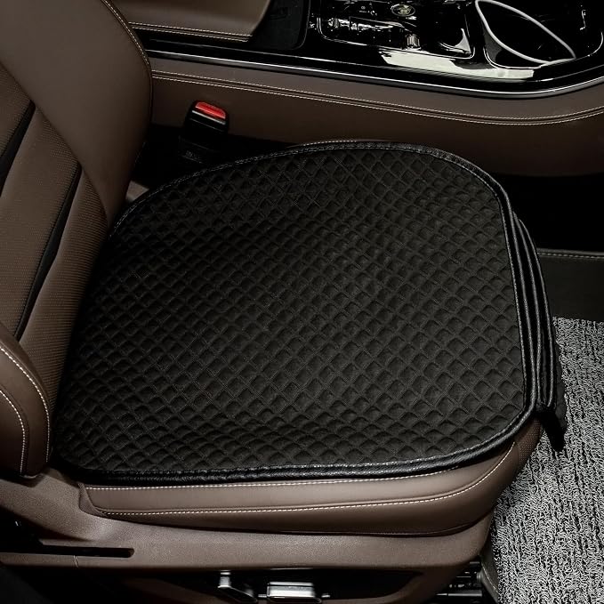Linen Bottom Car Seat Covers Cloth, Fabric Car Seat Covers Front Seat Only - Image 3